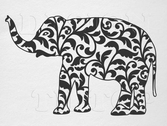 Free Free Elephant Svg Decal 680 SVG PNG EPS DXF File