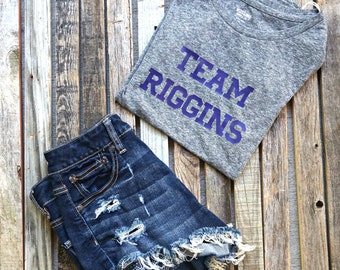 Team Riggins Friday Night Lights Tee / Friday Night Lights / NBC / Tim Riggins / Clear Eyes / Tv Shirts