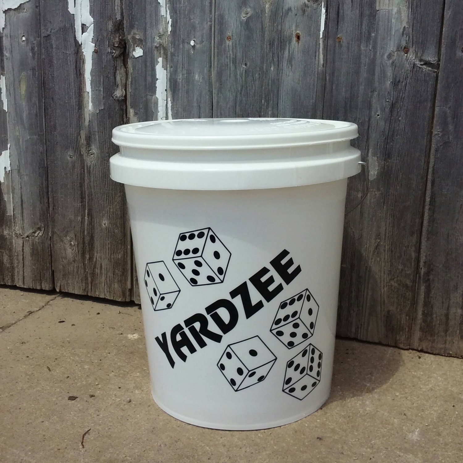 Yardzee Bucket Only Lawn Dice Storage Dice Bucket Family