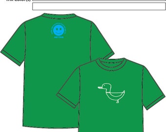 Mallards T-shirt//Awe-tisms//Autism//Screen Printing