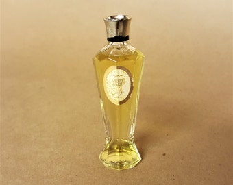 Vert Jade French Perfume by Joly Almost Full Art Deco Shaped Bottle with Stopper Paris
