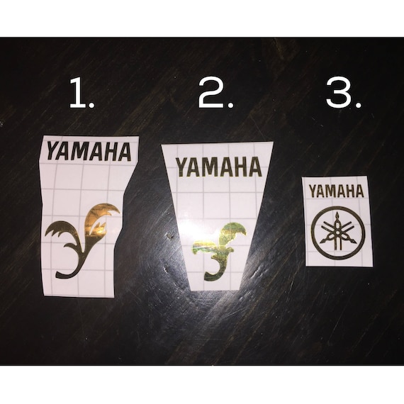 Yamaha Acoustic F and FG Series Guitar Headstock Decal Logo