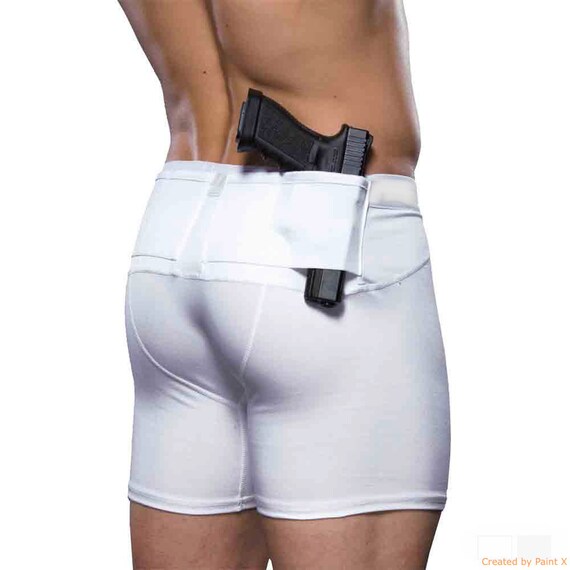 Graystone Mens Concealed Carry Holster Compression Shorts Gun