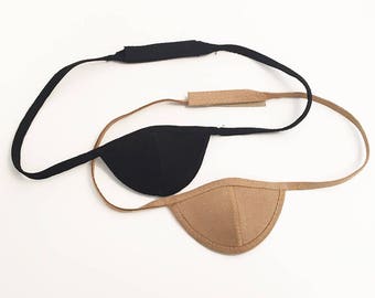 The most luxurious eye patch around. 100% Ultrasuede eye patch with very soft velcro closure for adjustability.