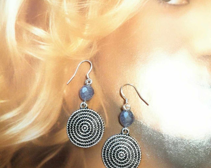Silver Earrings, Handmade earrings,Drop Earrings,Beaded Earrings,boho earrings,dangle earrings