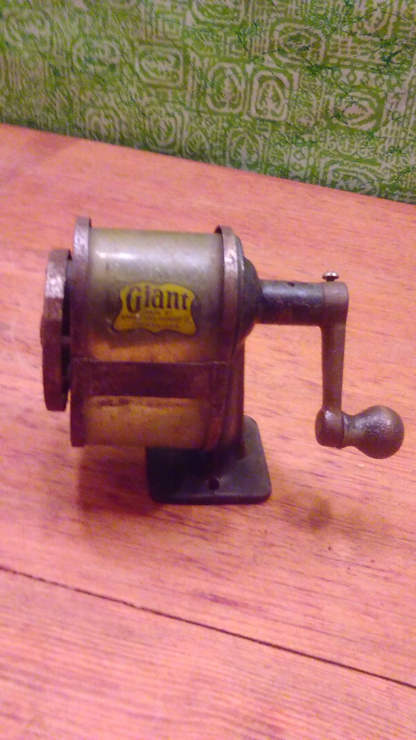 Vintage Giant Pencil Sharpener 1920s by Automatic Pencil