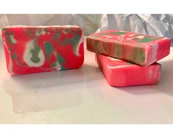 Watermelon Organic, Cold Process, Vegan, Handmade Soap