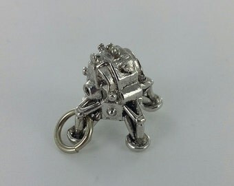 Vintage Sterling Silver Lunar Module Charm