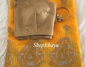 Indian/Pakistani Ethnic Ready To Wear fancy Saree with blouse