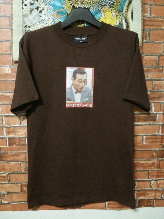 RARE 90's Vintage Serial Killer Pee-Wee Herman Shirt
