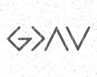 God is Greater than the highs and lows svg God is Greater svg God SVG Christian SVG Religious SVG File Cricut Digital Cut File silhouette