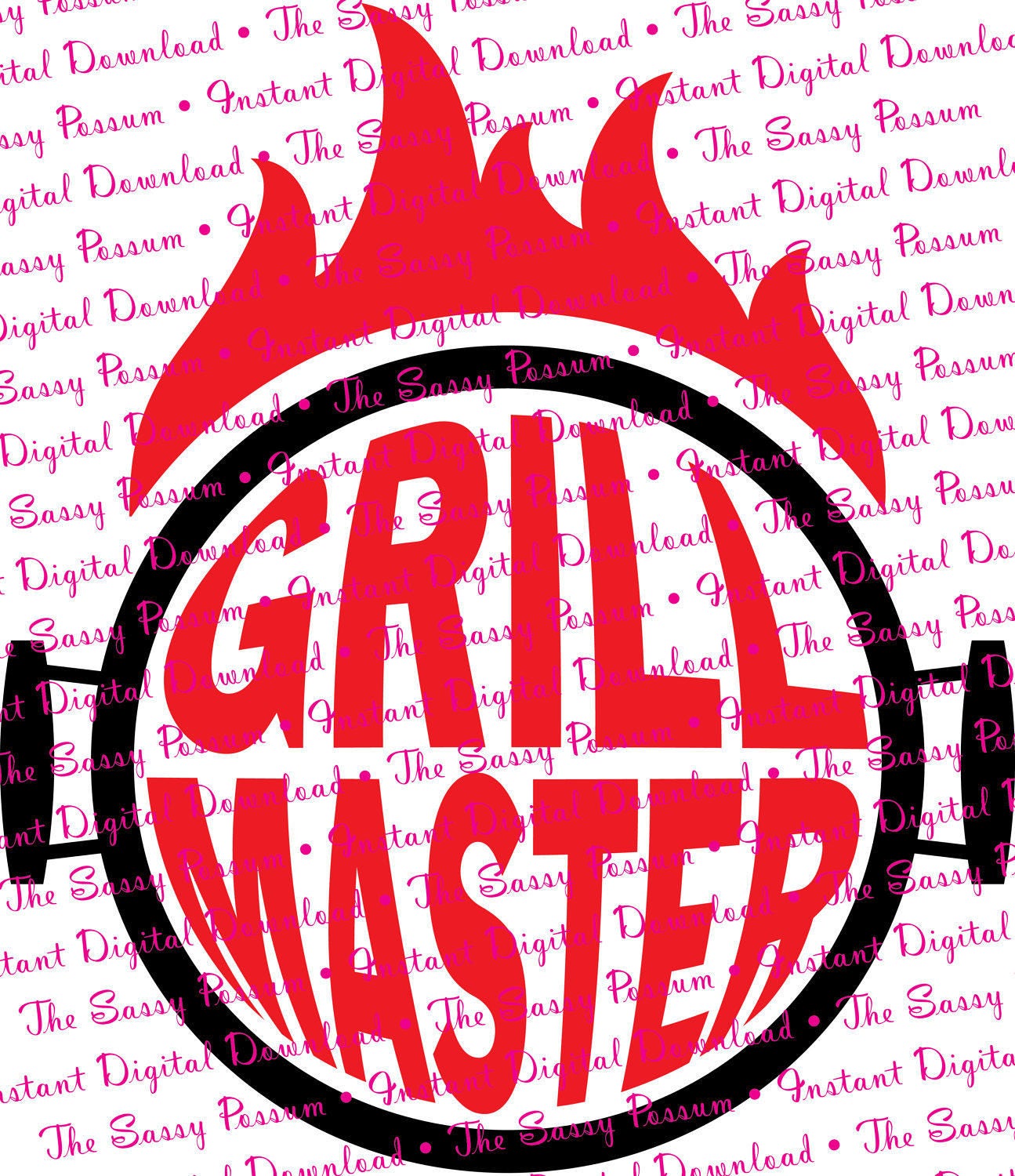 Download Grill Master SVG Decal BBQ dxf Father's Day Decal