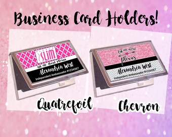 Plexus Business Card Holder, Chevron Plexus Business Card Holder, Quatrefoil Plexus Business Card Holder, Plexus Business