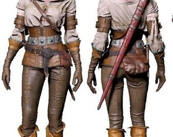 Ciri cosplay costume, The Witcher 3: Wild Hunt, Cirilla, Witcher 3 , Fiona Elen Riannon, Cintra, Halloween costume
