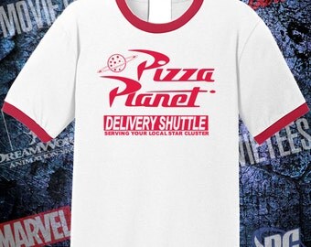 Pizza Planet High Quality Ringer Tee - Toy Story Shirt