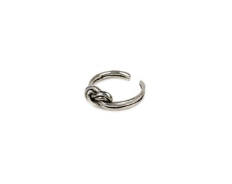 SILVER KNOT 19 IN GOLDEN LAMBSKIN