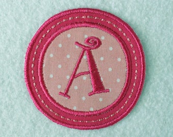 Iron On Patch, Initial Patch, Personalized Initial Patch, Fabric Patch, Personalized Patch, Personalized Appliqué, Embroidered Patch