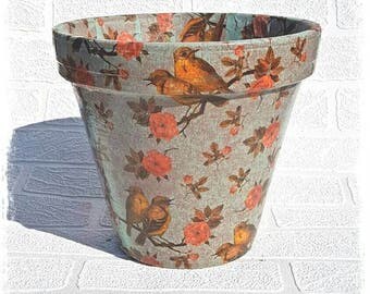 Indoor planter, plant pot, herb planter, utensils pot, herb pot, terracotta pot, planter, flower pot, Orchid pot, flower planter, clay pot