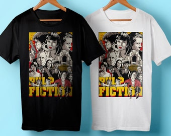pulp fiction, pulp fiction shirt, pulp fiction poster, pulp fiction art, pulp fiction t shirt, t shirt, shirt, shirt design, movie poster
