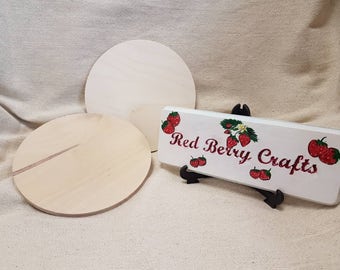 Pyrography Circle Blanks - Plain Birch Plywood