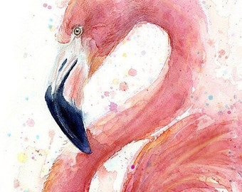 Flamingo Painting Print