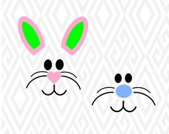 Download Bunny face | Etsy