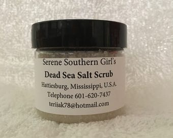 Dead Sea Salt Scrub 2oz