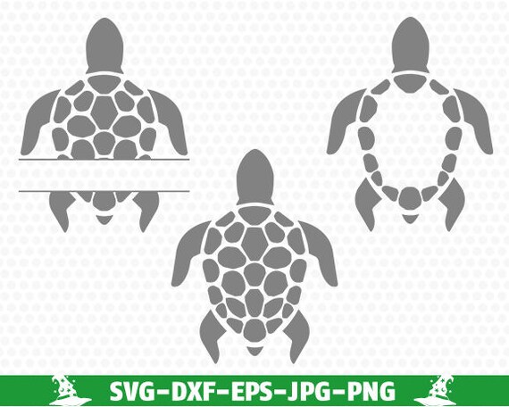 Download Sea Turtle Frame SVG, Sea Turtle Monogram Frame SVG, Svg ...