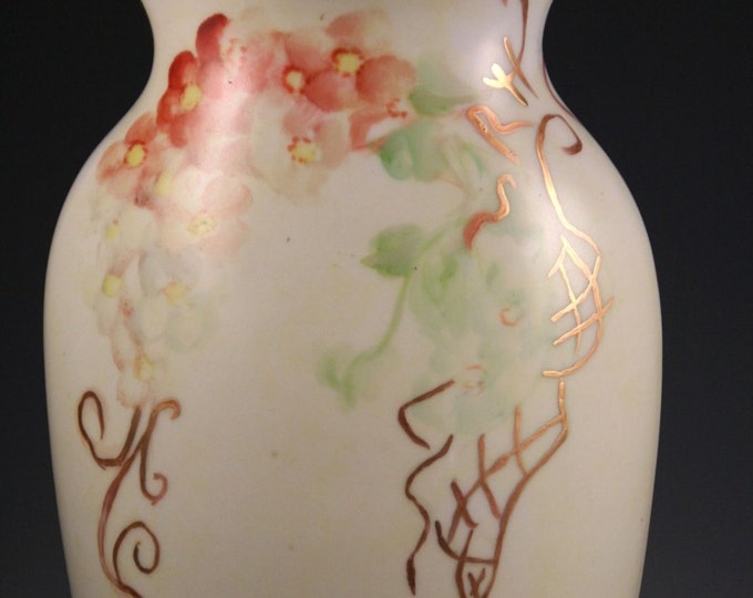 Gorgeous Antique Redon Porcelain Limoges Vase c. 1891-1896