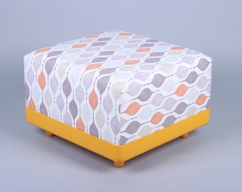 FeierbachCube stool 70s seat cube zip
