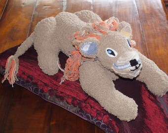 Hand Knitted Large Lion