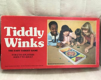 Vintage Tiddly Winks Game from 1981