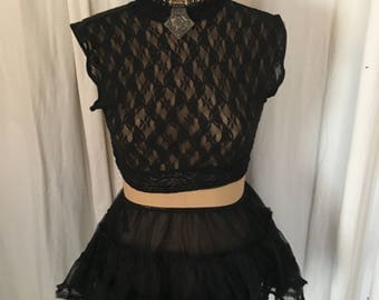 pixie fairy top and skirt #black swan#