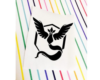 Team Mystic Pokemon Decal| Team Mystic Pokemon Sticker | Team Mystic | Pokemon Go | Decal | Sticker | Decal Laptop Car Phone
