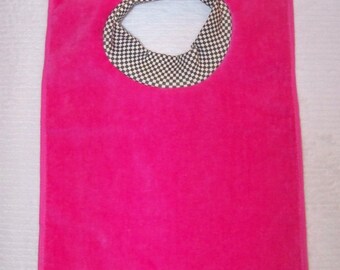 Towel Bib by PETUNIAS - absorbent washable dryable knit baby toddler gift