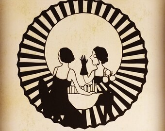 Original Papercut: Vanity Skull
