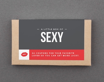 Anniversary Gift for Men. Funny, Sexy, Naughty, Adult. Boyfriend, Husband, Partner, Him, Man. Love, Paper, First. "Sex Coupons " (L2L01)
