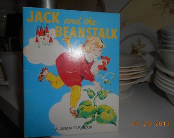 1951,1992 A Junior Elf Book Jack and the Beanstalk