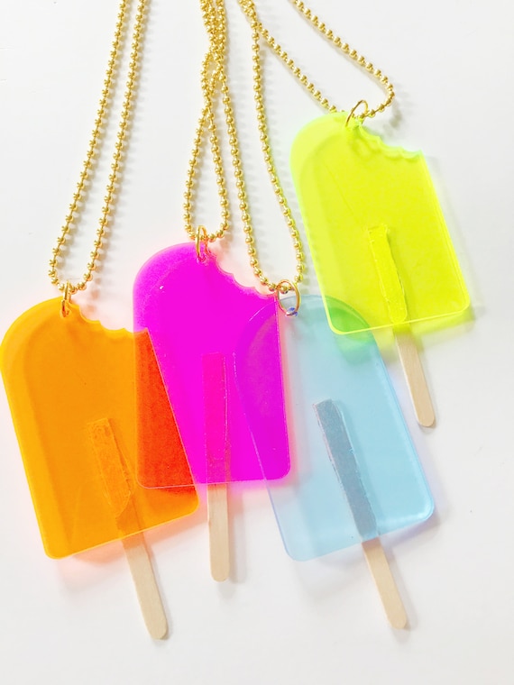 Cute popsicle necklaces