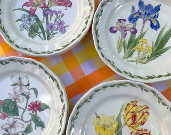 Noritake Casual Gourmet Garden dinner plates, dishes, Floral China, botanical Dishes Vintage Dishes