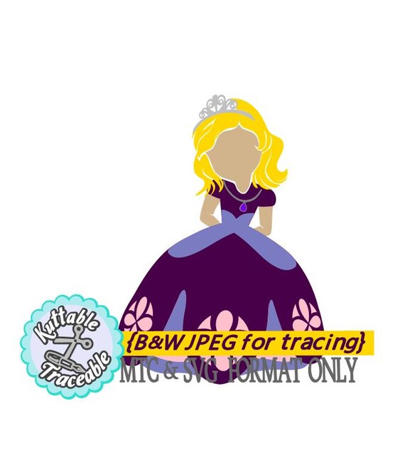 Download Lil Princess Girl Sofia MTC SVG Cut File