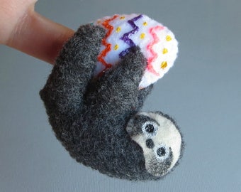 easter sloth plush