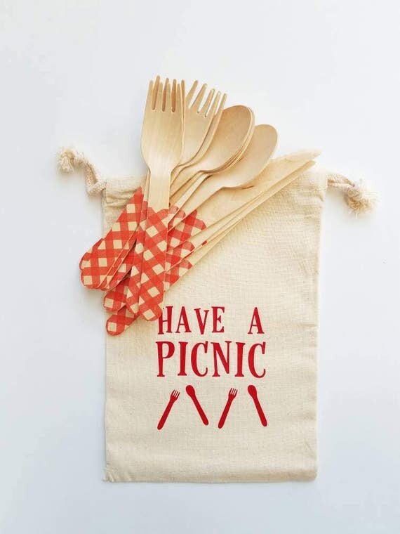 picnic bag set for 4