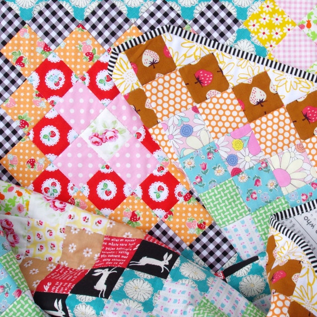 Handmade Modern Quilts and Quilt Patterns by redpepperquilts
