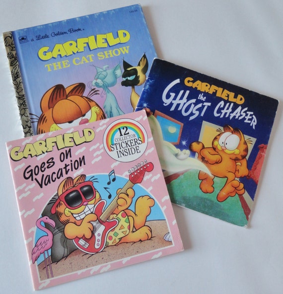 1 Set of 3 Vintage Garfield Books SALE 80s 90s Retro Jim