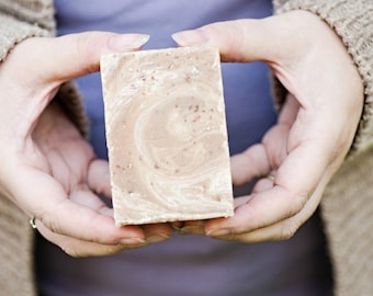 Oatmeal Coconut Milk and Honey Cold Press Soap
