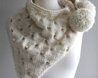 KNITTING PATTERN- The Lilith Shawl. Scarf pattern. Sarong. PDF knitting pattern