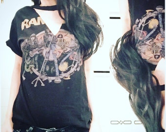 RAMONES cut out tee
