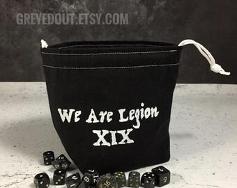 We Are Legion XIX Dice Bag