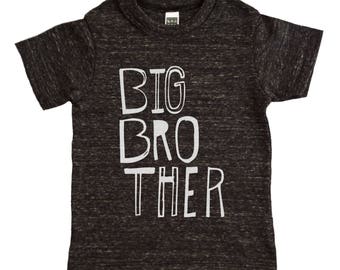 Big Brother Shirt - Boys Top - Sketchy Big Bro Kids Graphic Tee - Boys' Clothing - Kids Shirt - Boys Shirt - Toddler